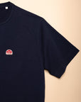 T-SHIRT EPAIS BOYARD - BADGE BALEINE - MARINE