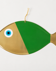 POISSON MURAL BRONZE - VERT