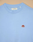 T-SHIRT TRINITE A ECUSSON BALEINE - BLEU CIEL