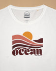T-SHIRT CABOURG - L'OCEAN - BLANC