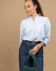 CHEMISE EN LIN BREHAT - CIEL
