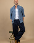 CHEMISE EN CHAMBRAY DE COTON - LA BAULE