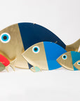 POISSON MURAL BRONZE - VERT