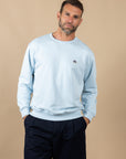 SWEATSIRT RE - BADGE BALEINE - MARINE