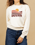 SWEATSHIRT LE CAP - L'OCEAN - VANILLE