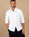 CHEMISE EN LIN AIX - BLANC