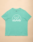 T-SHIRT BONNE ESPERANCE - LOGO BALEINE - MENTHE