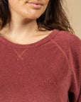 SWEATSHIRT EN EPONGE POULIGUEN - BRONZETTE