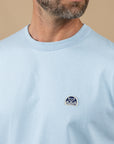 T-SHIRT EPAIS BOYARD - BADGE BALEINE - CIEL