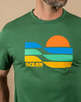 T-SHIRT ATLANTIQUE - OCEAN - VERT