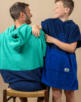 PONCHO ENFANT - MARINE/BLEU