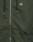 SWEAT A CAPUCHE ZIPPE ARCACHON - VERT