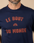 T-SHIRT ATLANTIQUE - BOUT DU MONDE - MARINE