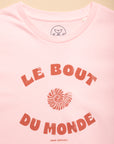 T-SHIRT LA ROCHELLE - BOUT DU MONDE - ROSE