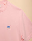 T-SHIRT TRINITE - BADGE BALEINE - ROSE