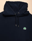HOODIE CARNAC - BADGE BALEINE - MARINE