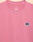 T-SHIRT EPAIS BOYARD - BADGE BALEINE - ROSE