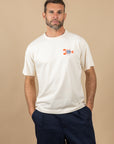 T-SHIRT EPAIS BOYARD - LOBSTER - VANILLE