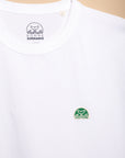 T-SHIRT EPAIS BOYARD - BADGE BALEINE - BLANC
