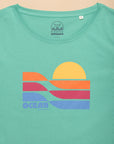 T-SHIRT CABOURG - OCEAN - MENTHE