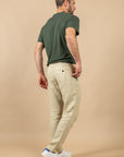 PANTALON EN LIN CROUESTY - BEIGE