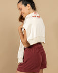 SHORT EN EPONGE VANNES - BRONZETTE