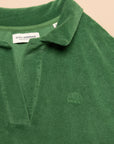 POLO EN EPONGE CROZON - VERT