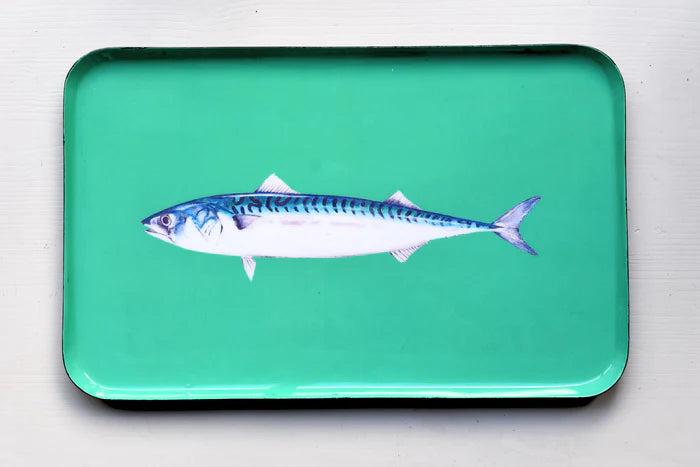 PLATEAU EMAILLE 25 x 17CM - MAQUEREAU