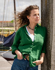 CHEMISE EN LIN BREHAT - BLANC