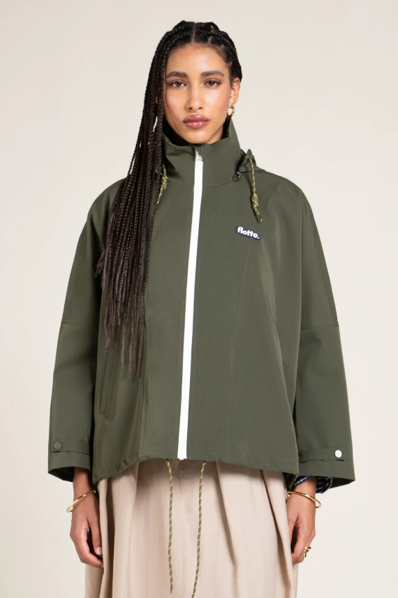 CAPE IMPERMEABLE - LOURMEL - KAKI