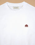 T-SHIRT TRINITE A ECUSSON BALEINE - BLANC