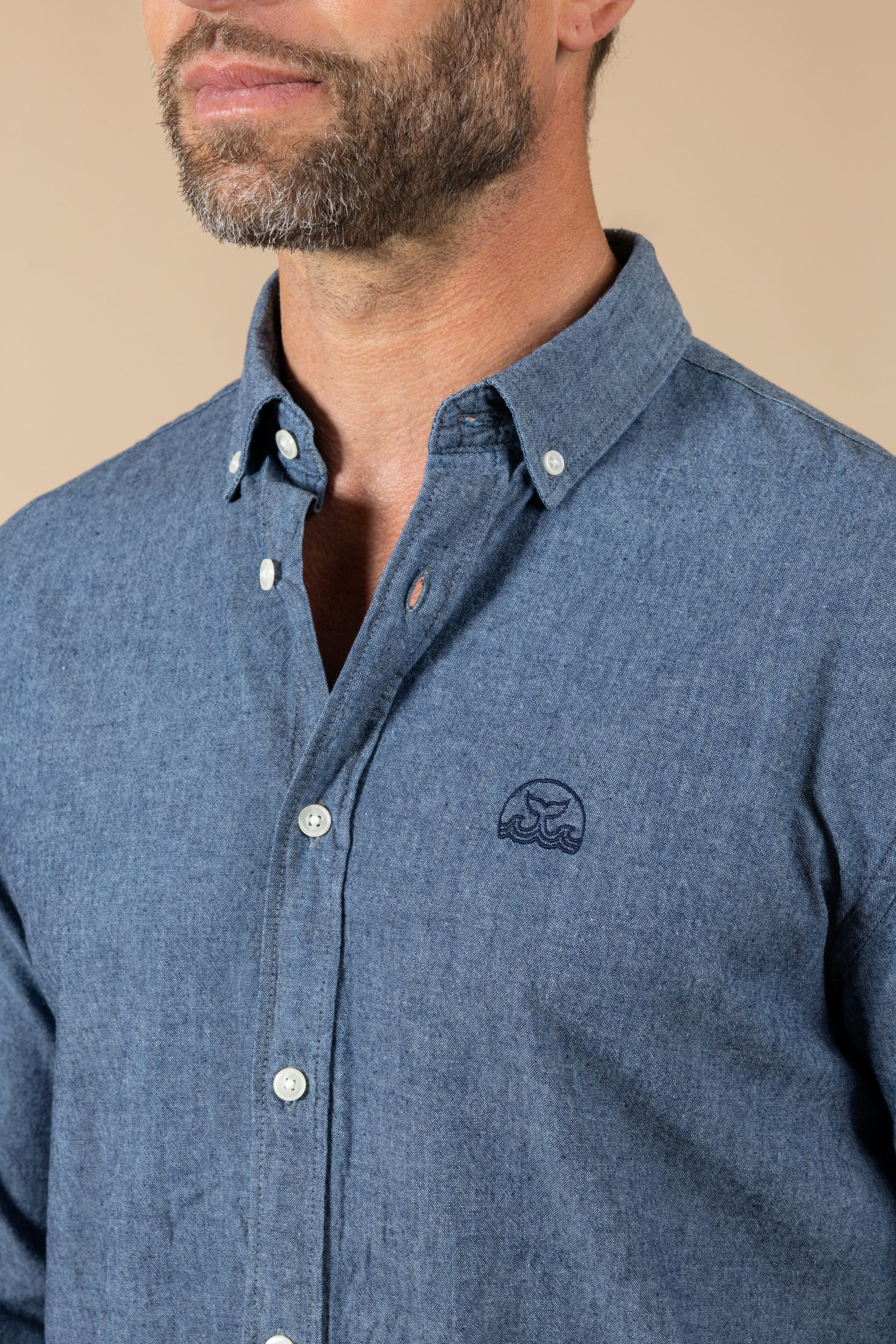 CHEMISE EN CHAMBRAY DE COTON - LA BAULE