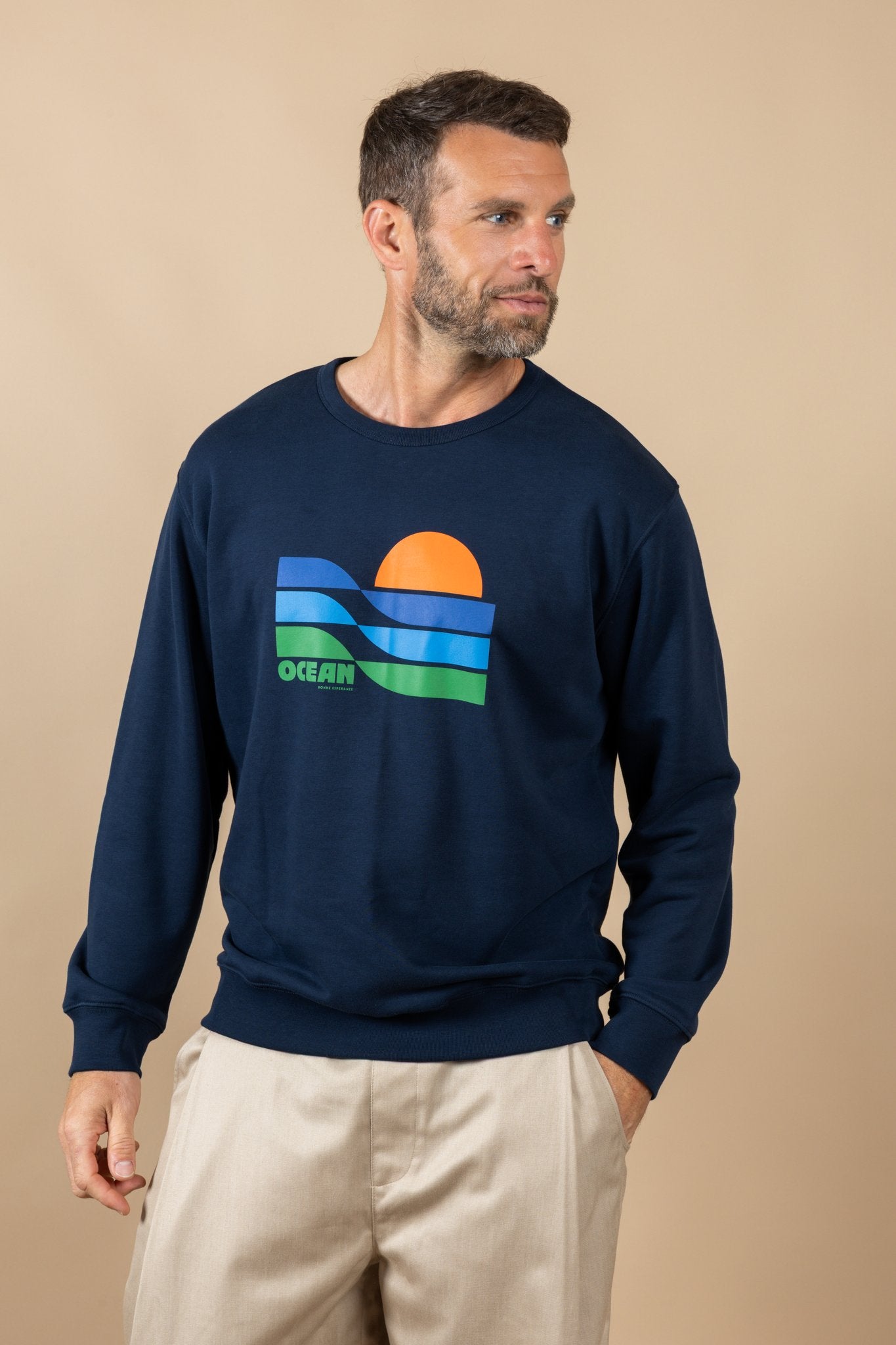 SWEATSHIRT RE - OCEAN - MARINE