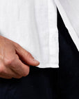 CHEMISE EN LIN AIX - BLANC