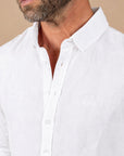 CHEMISE EN LIN AIX - BLANC