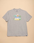 T-SHIRT ATLANTIQUE - PLAGE - GRIS