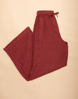 PANTALON LARGE EN LIN SETUBAL - BRONZETTE