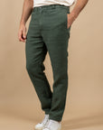 PANTALON EN LIN CROUESTY - KAKI