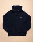 HOODIE CARNAC - BADGE BALEINE - MARINE