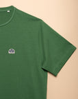 T-SHIRT EPAIS BOYARD - BADGE BALEINE - VERT