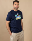 T-SHIRT ATLANTIQUE - PLAGE - MARINE