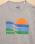 T-SHIRT ATLANTIQUE - OCEAN - GRIS