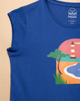 T-SHIRT CABOURG - PAYSAGE NAIF - ODYSSEE