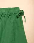 PANTALON EN LIN DEAUVILLE - VERT