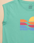 T-SHIRT CABOURG - OCEAN - MENTHE