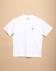 T-SHIRT EPAIS BOYARD - BADGE BALEINE - BLANC