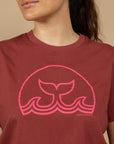 T-SHIRT BONNE ESPERANCE - LOGO BALEINE - BRONZETTE