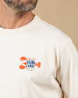 T-SHIRT EPAIS BOYARD - LOBSTER - VANILLE