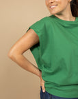 DEBARDEUR OVERSIZE BELLE-ILE - VERT