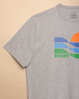 T-SHIRT ATLANTIQUE - OCEAN - GRIS